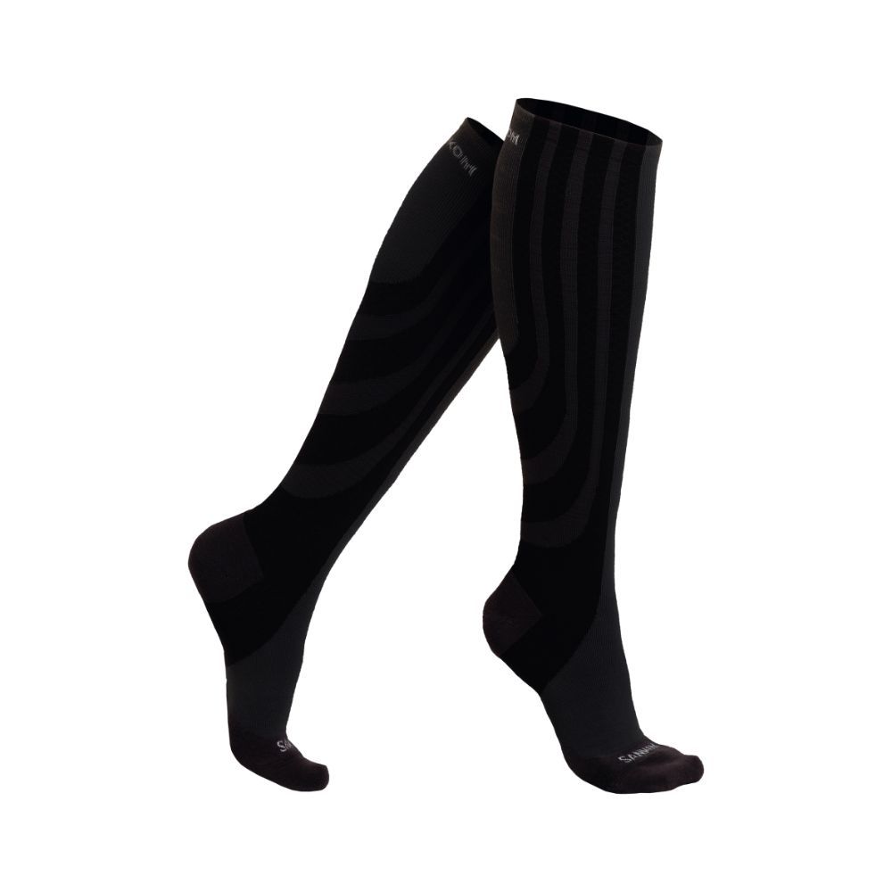 Sankom - Pregnancy and Active Compression Socks Black