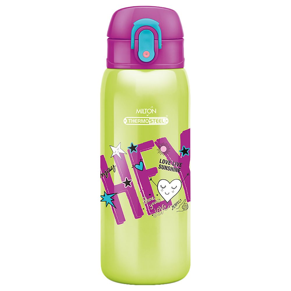 Milton - Jolly Stainless Steel Water Bottle - 390ml - Hey Green 