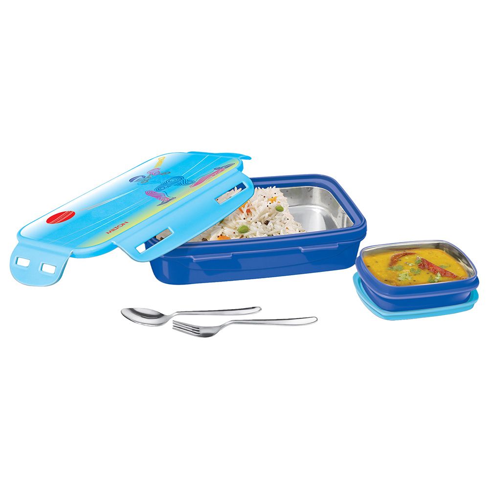 Milton - Steely Lunch Box w/ Container - 500ml - Dark Blue