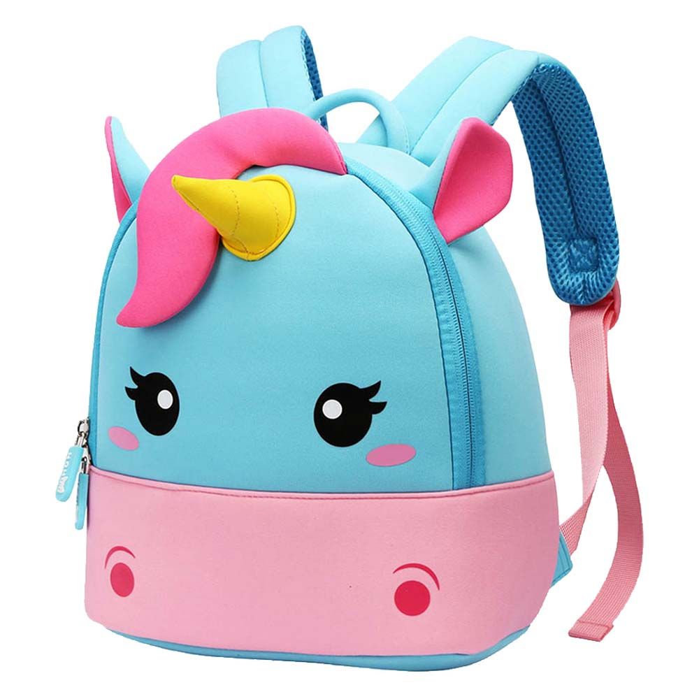 Nohoo - Wow Unicorn Backpack Medium - Blue - 10.8 Inch