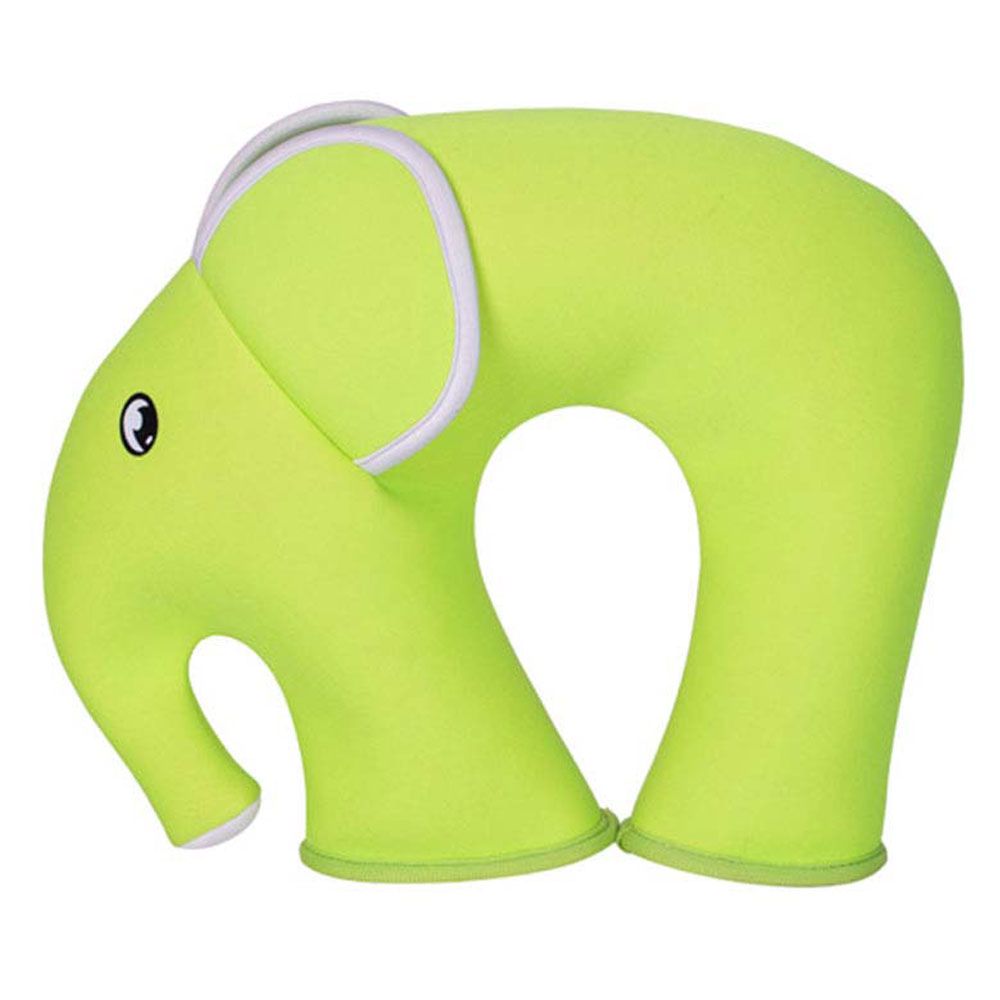 Nohoo - Jungle Travel Pillow -Elephant Green