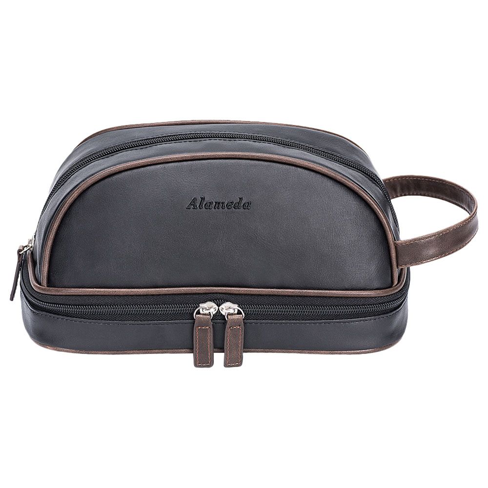 Alameda - Multipurpose Dopp Kit - Black And Brown