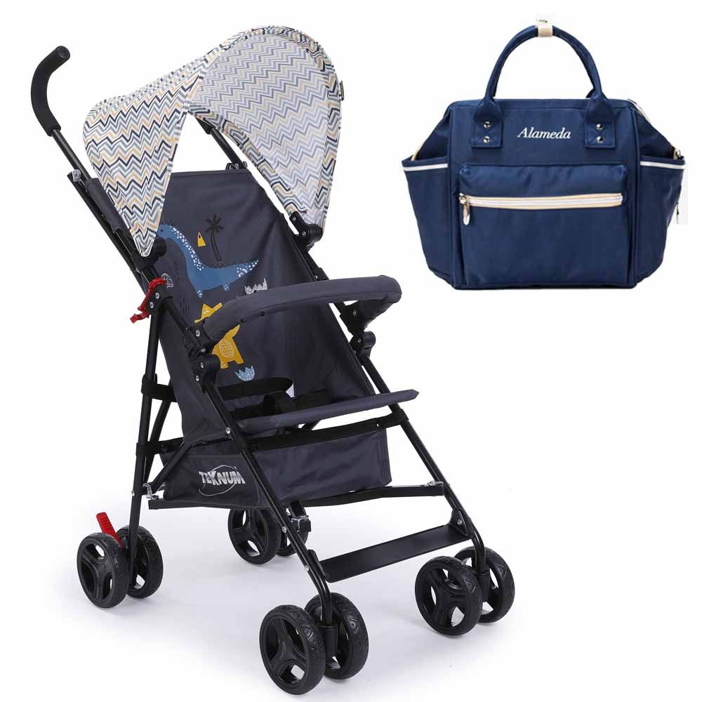 Teknum - Eco Stroller & Bag Combo - Yellow Wave