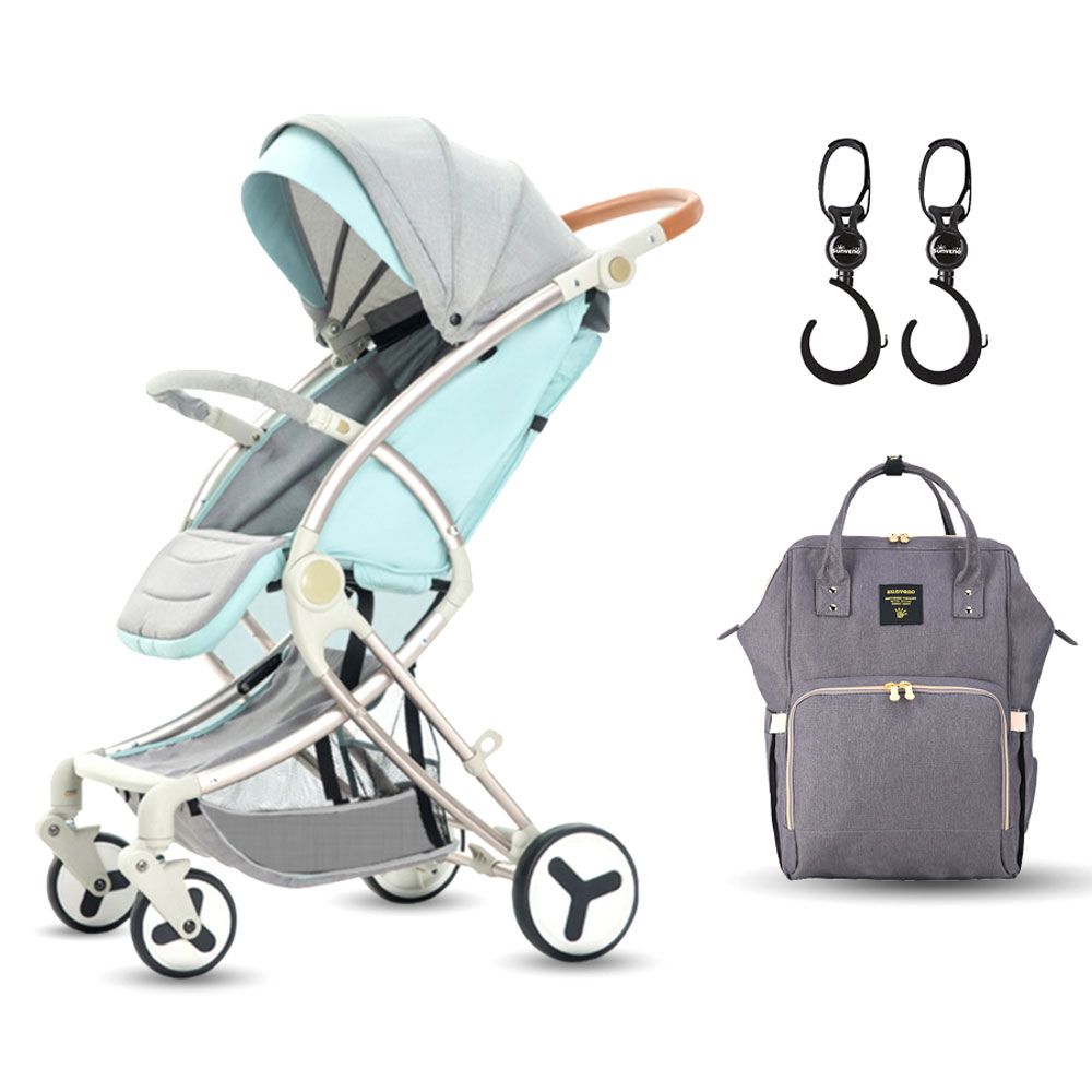 Teknum - A1 Green With Sunveno - Grey Diaper Bag