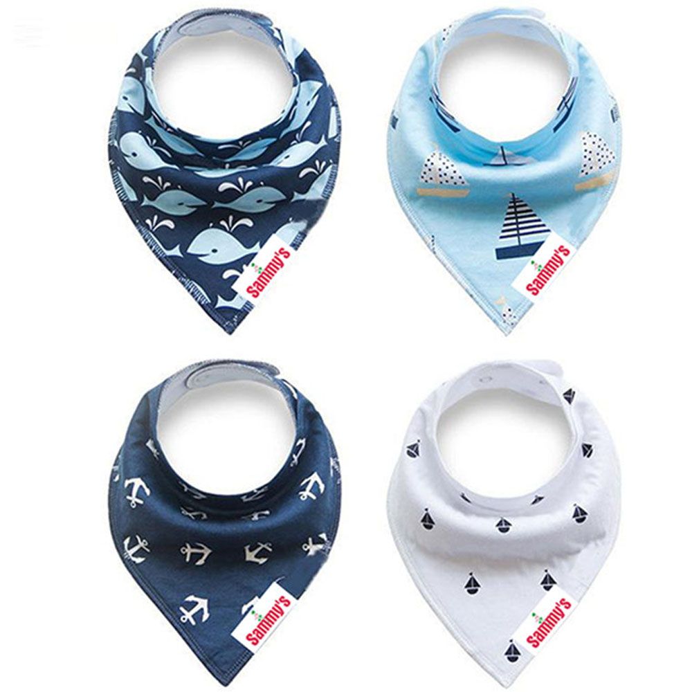 Eazy kids - Bandana Bibs Set of 4