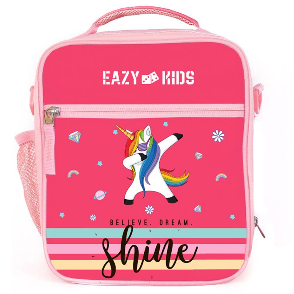 Eazy Kids - Bento Lunch Bag - Unicorn Pink