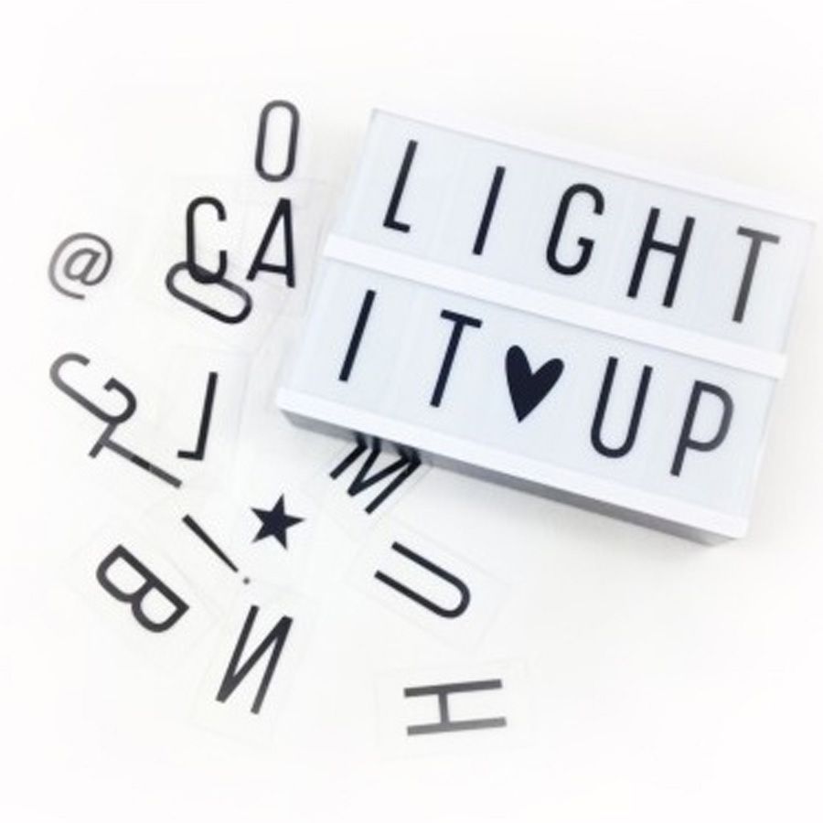 Little Story - Letter Light Box - A5