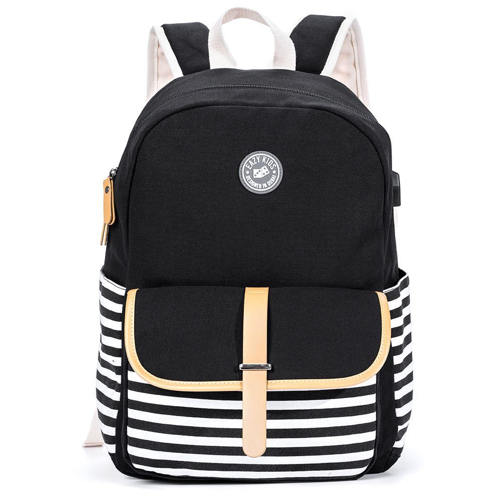 Eazy Kids - Classic School Bag - Black