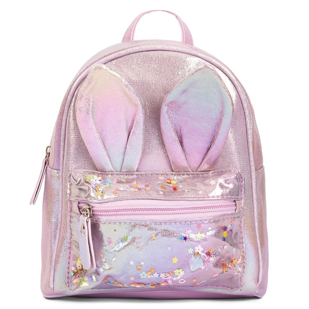 Eazy Kids - School Backpack - 8-Inch - Rabbit Purple