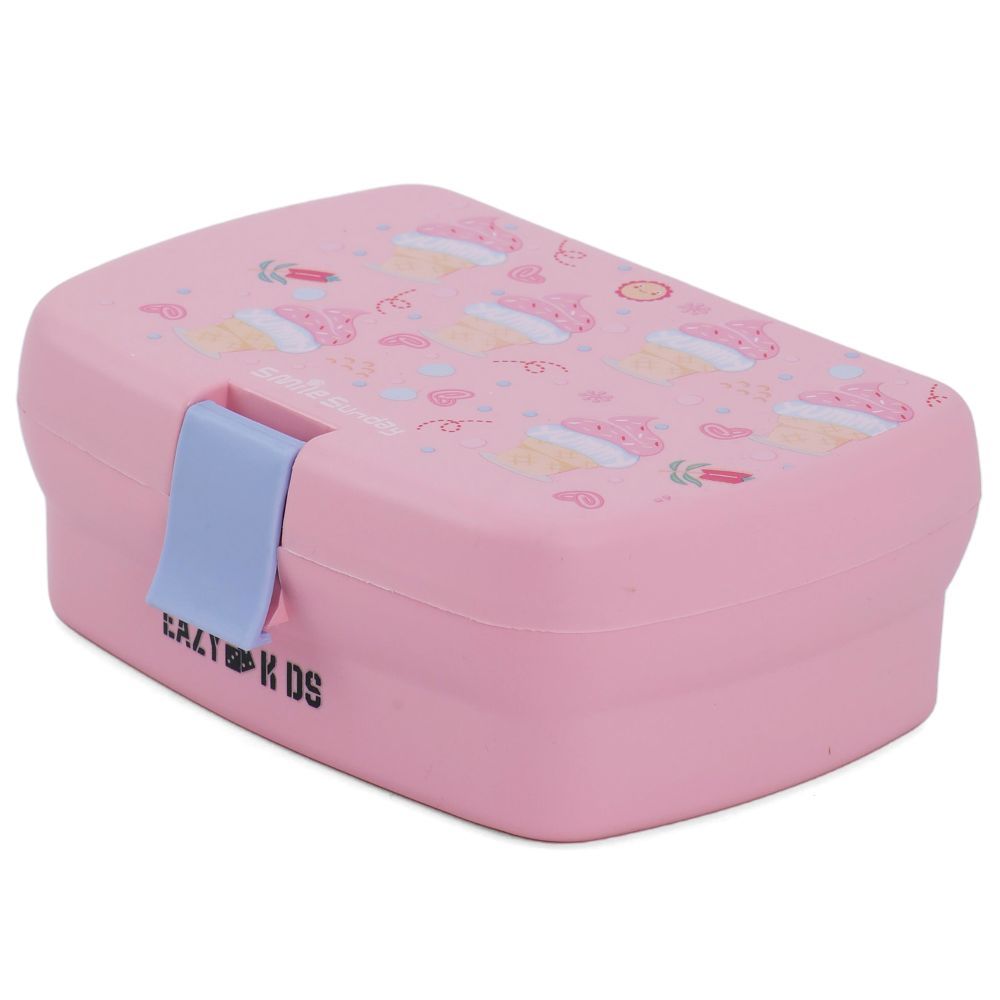 Eazy Kids Bento Lunch Box - Ice Cream Pink