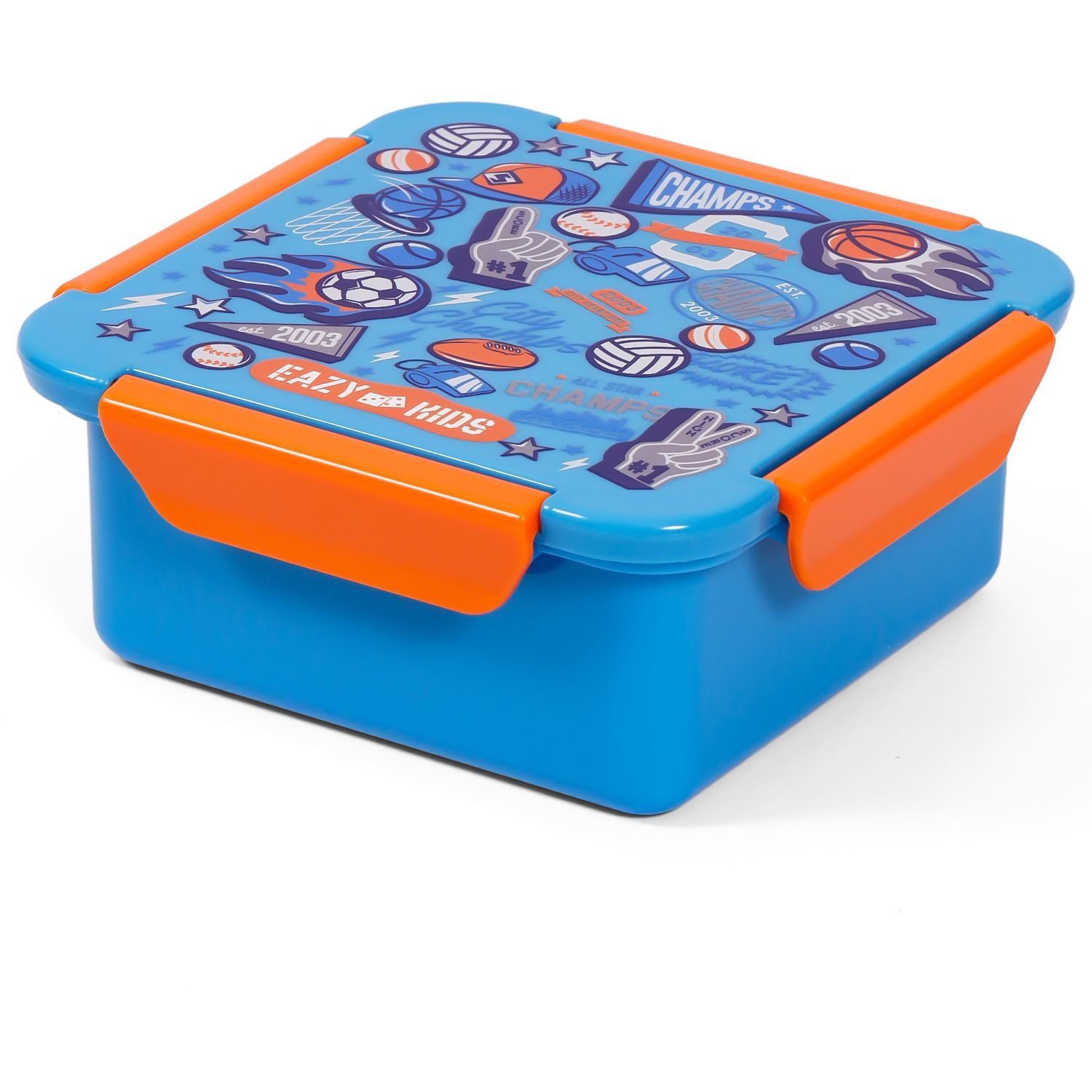 Eazy Kids - Soccer Lunch Box 650ml - Blue