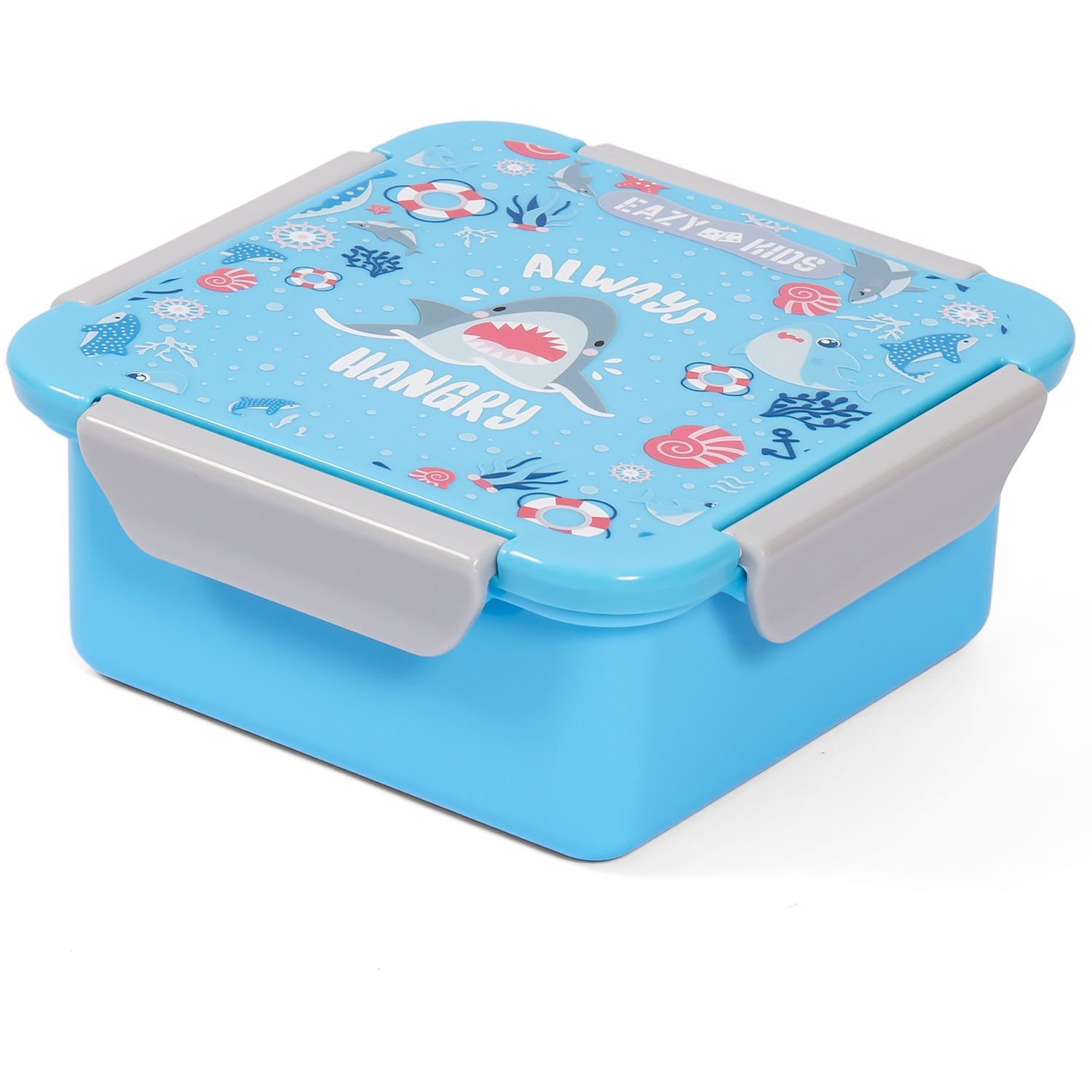 Eazy Kids - Shark Lunch Box 650ml - Blue