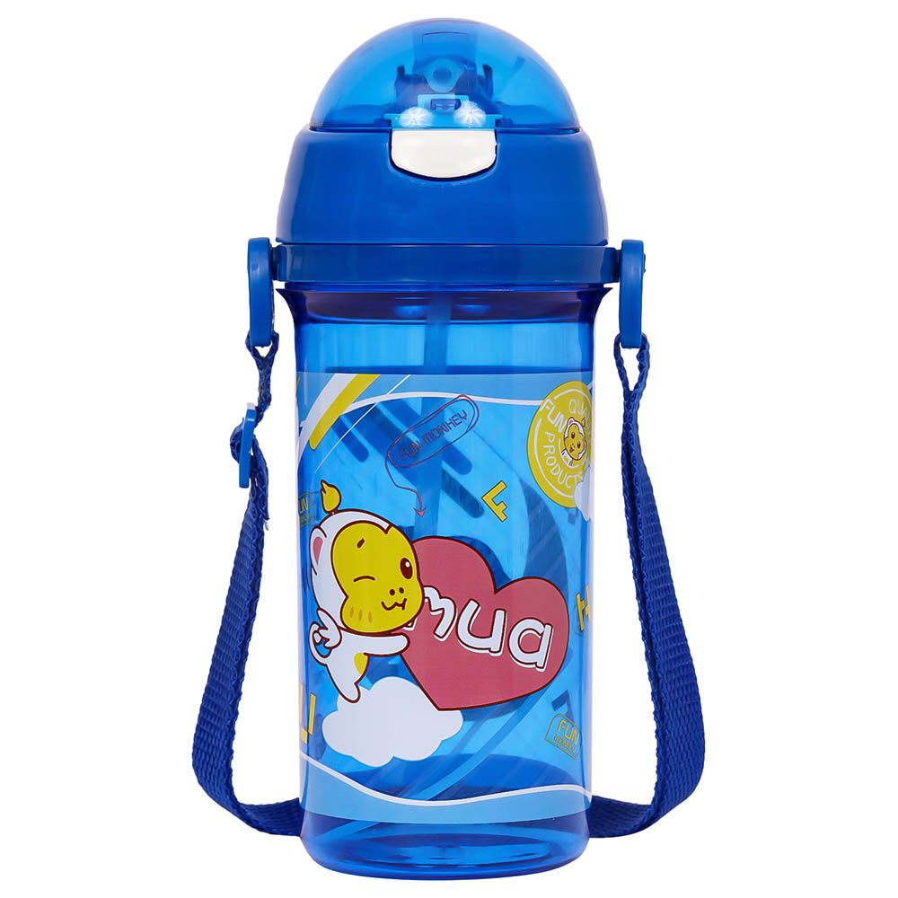 Eazy Kids - Water Bottle w/ Strap 600ml - Blue