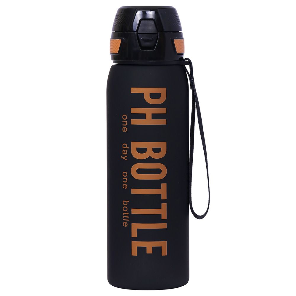 Eazy Kids - Water Bottle w/ Strap 1000ml - Black