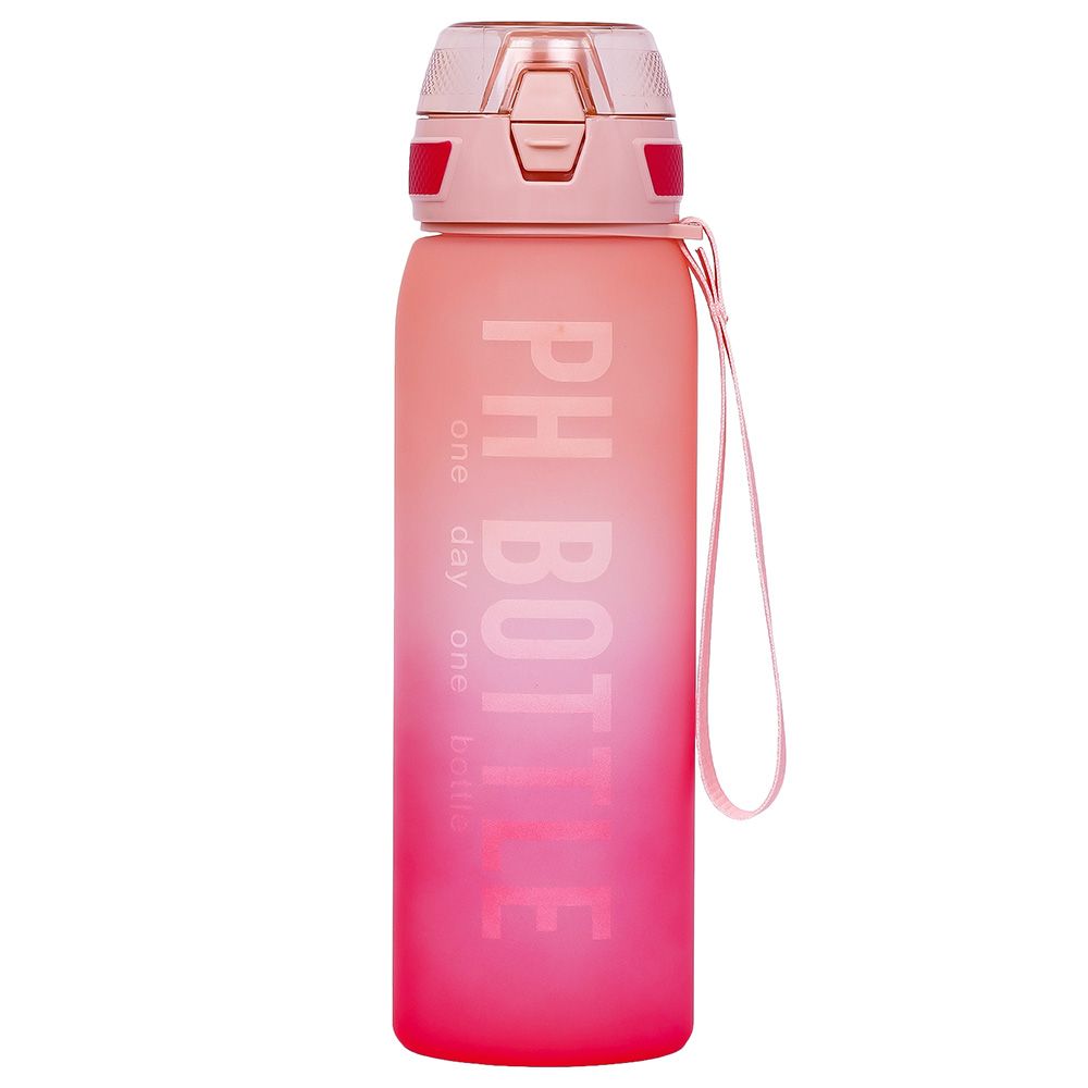 Eazy Kids - Water Bottle w/ Strap 1000ml - Pink