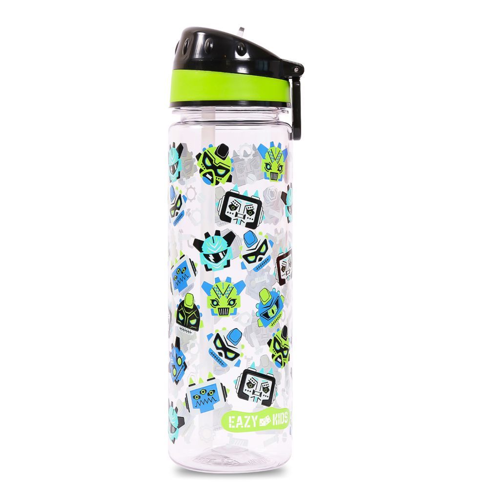 Eazy Kids - Gen Z Tritan Water Bottle W/ Handle 650ml - Black