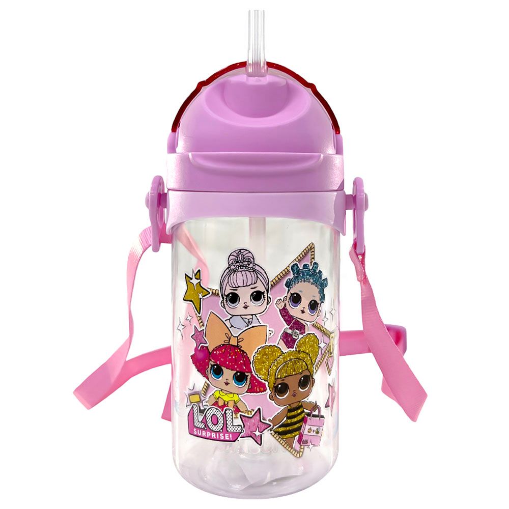 Eazy Kids - Dolly Water Bottle - 350ml - Pink