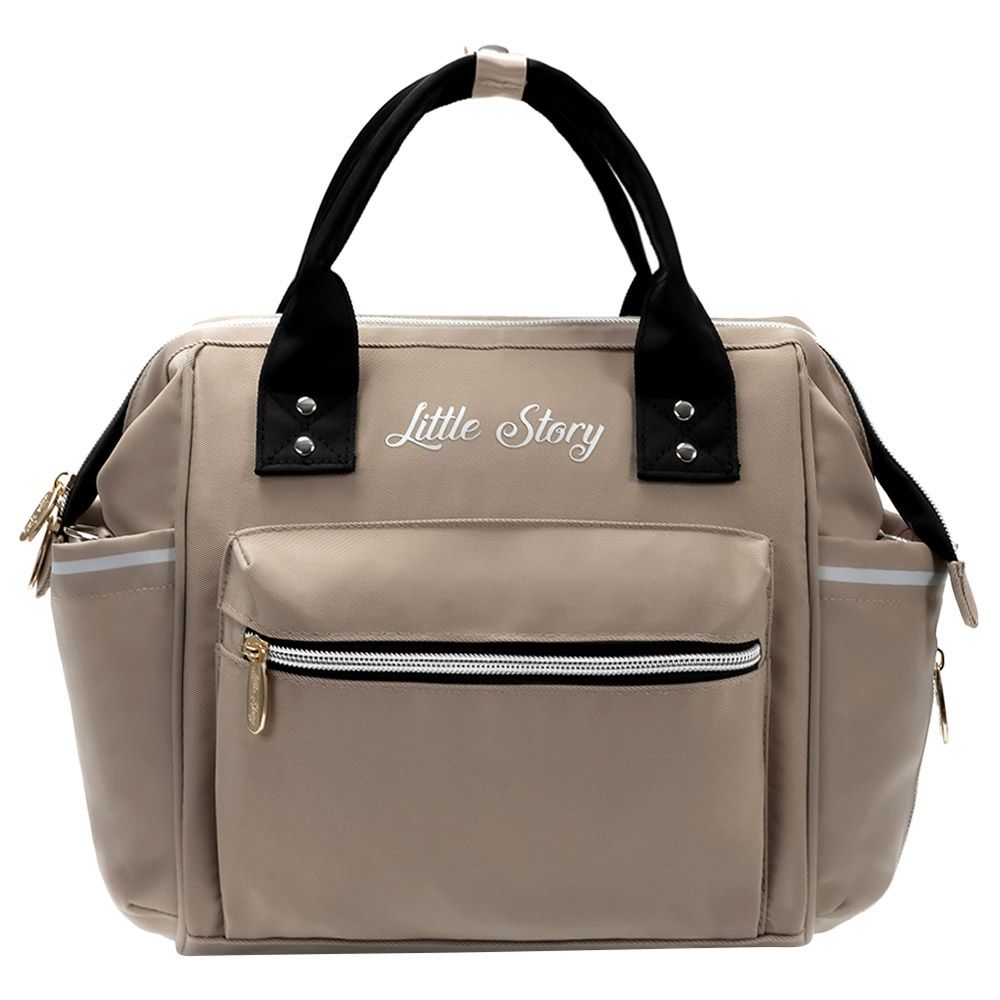 Little Story - Ace Diaper Bag - Beige