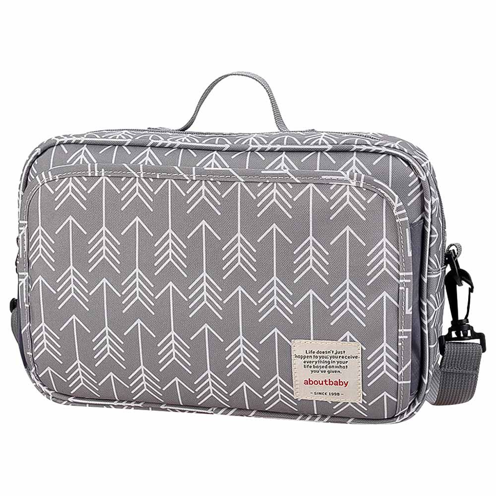 Little Story - Baby Diaper Changing Clutch Kit Melange - Grey