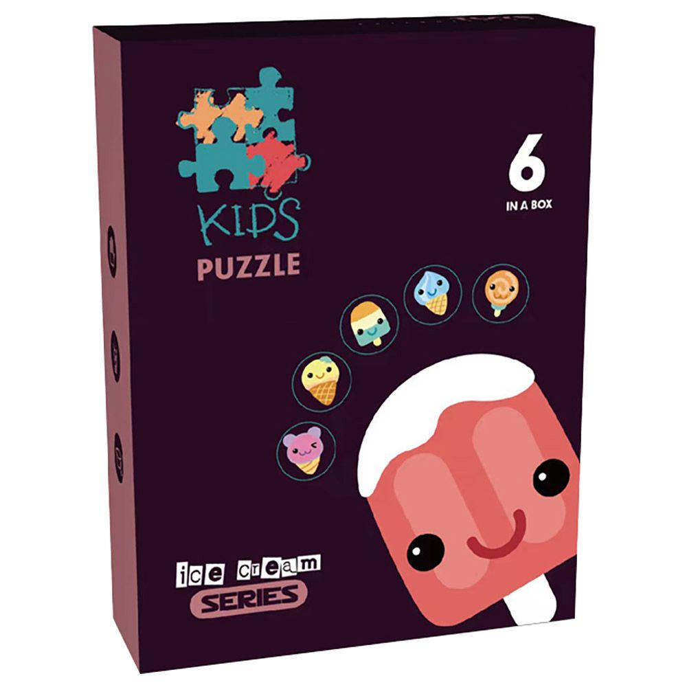 Little Story - 6-in-1 Matching Puzzle - Ice Cream