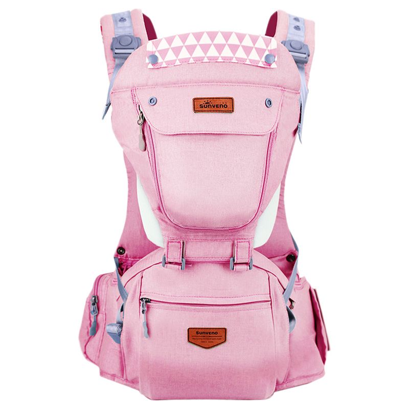 Sunveno - Kangaroo Style Ergonomic Baby Carrier - Pink