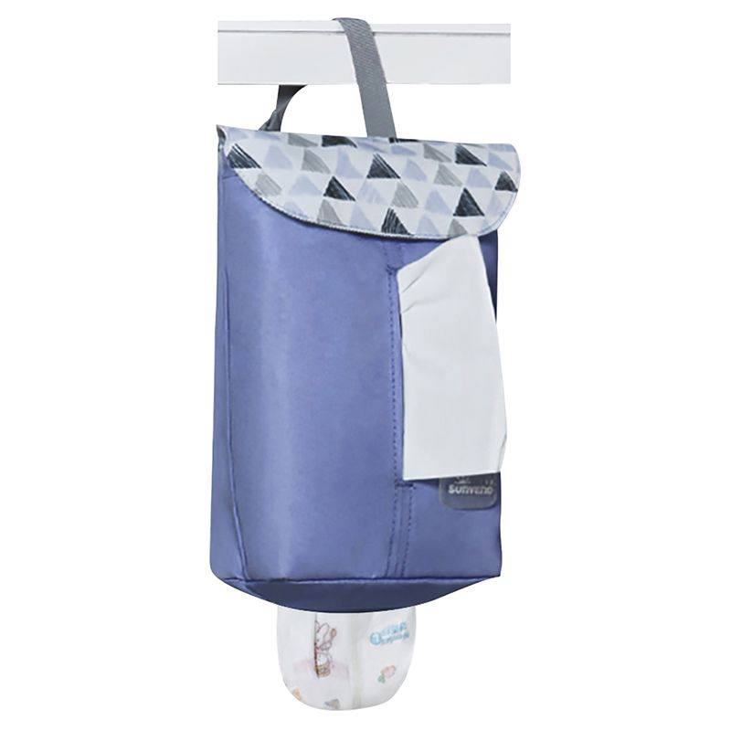 Sunveno - Diaper Tissue Organizer Bag - Purple