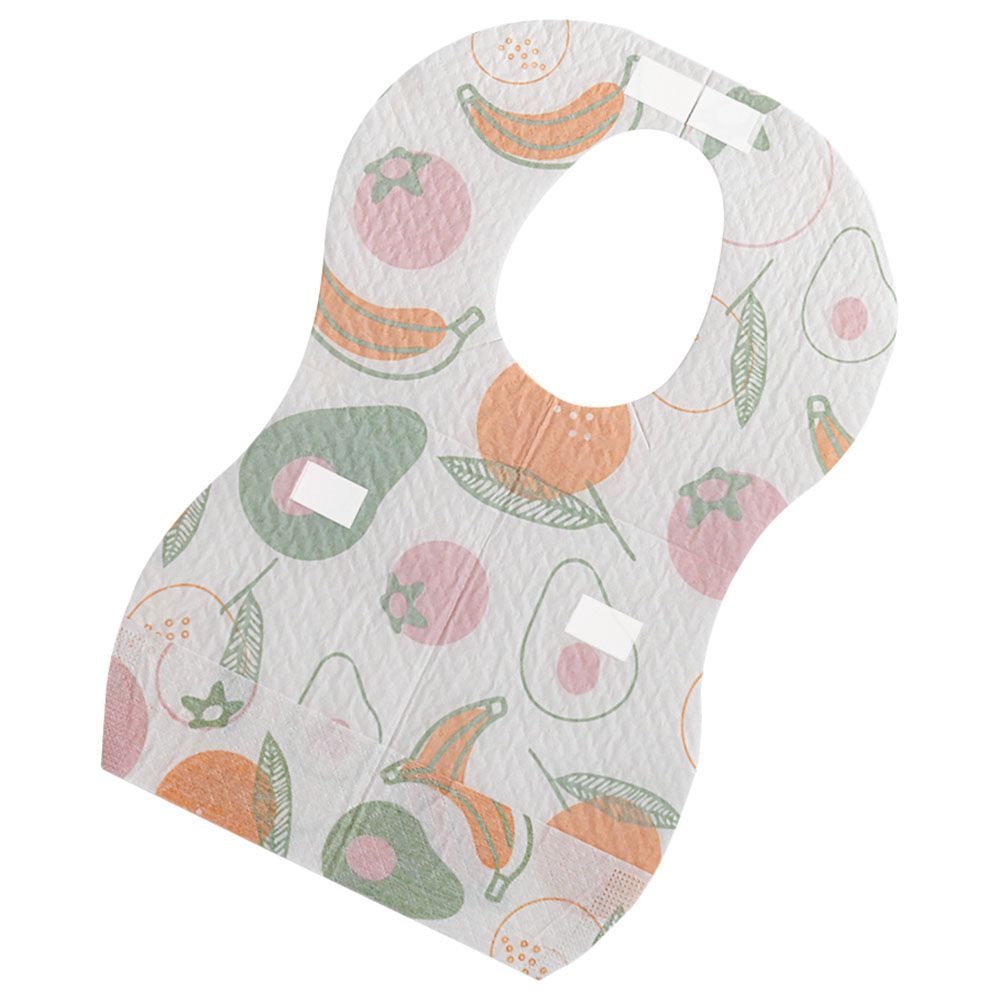 Sunveno - Pack of 20 Disposable Printed Baby Bibs