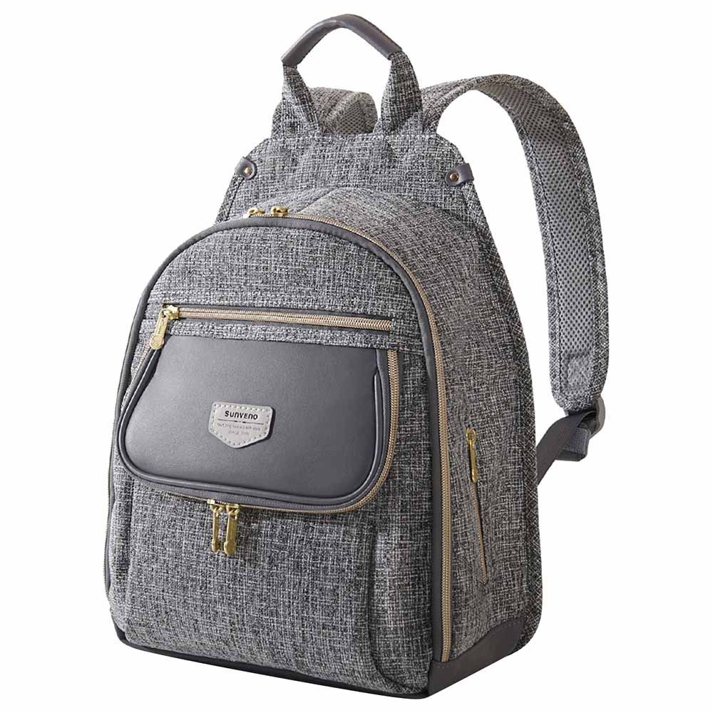 Sunveno - Fashion Compact Diaper Backpack - Grey