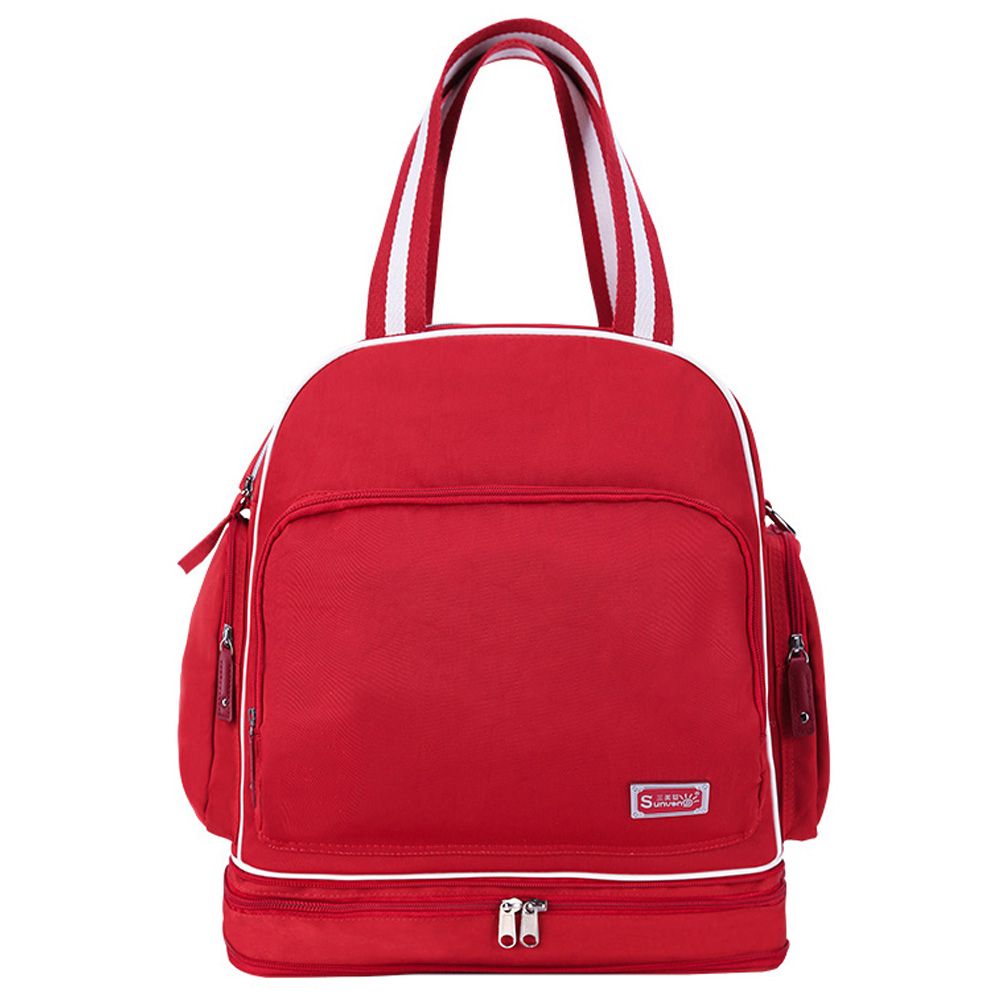 Sunveno - Signature Maternity Diaper Bag - Red