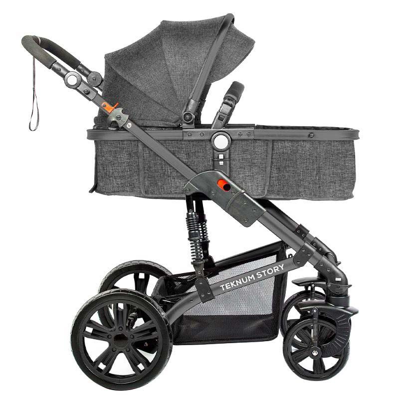 Teknum - 3-in-1 Pram Stroller - Space Grey