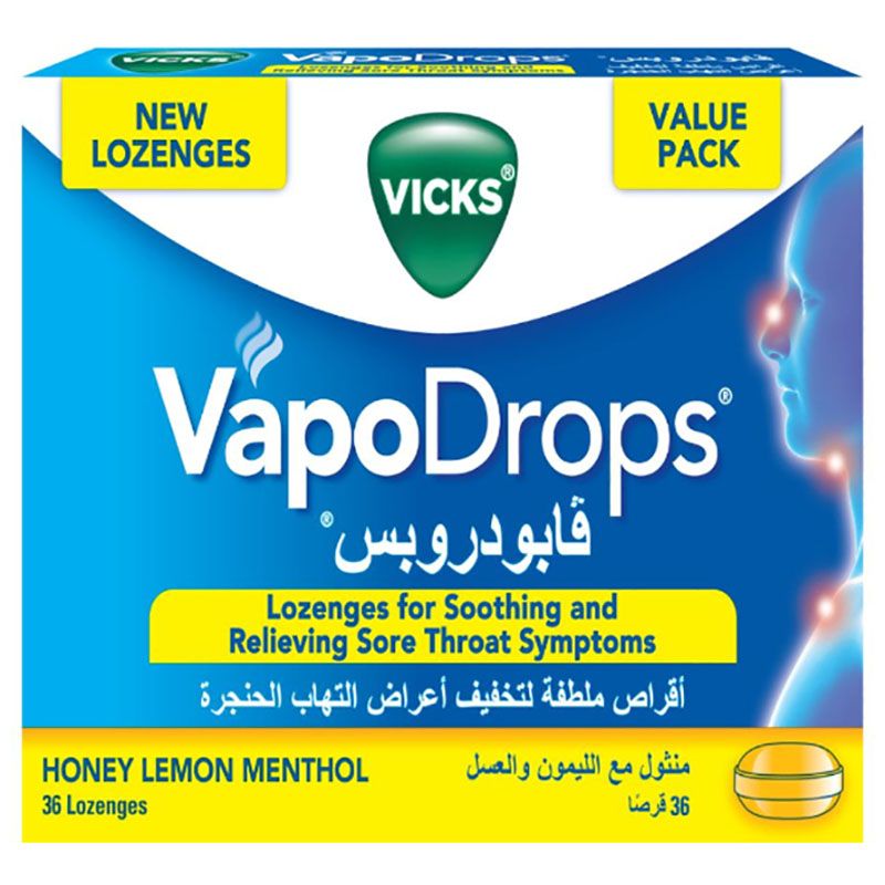 Vicks - Vapodrops - Honey Lemon - 36 Lz