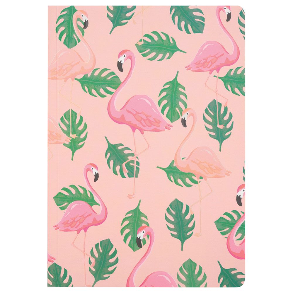 Go Stationery - A5 Notebook - Flamingo