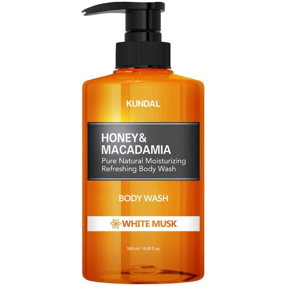 Kundal - Honey & Macadamia Pure Natural Moisturizing Refreshing Body Wash White Musk 500ml