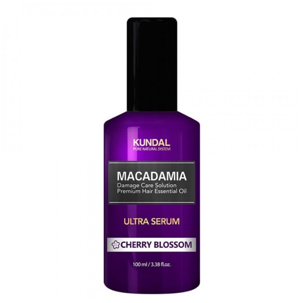 Kundal - Macadamia Damage Care Solution Premium Hair Essential Oil Ultra Serum Cherry Blossom 100ml