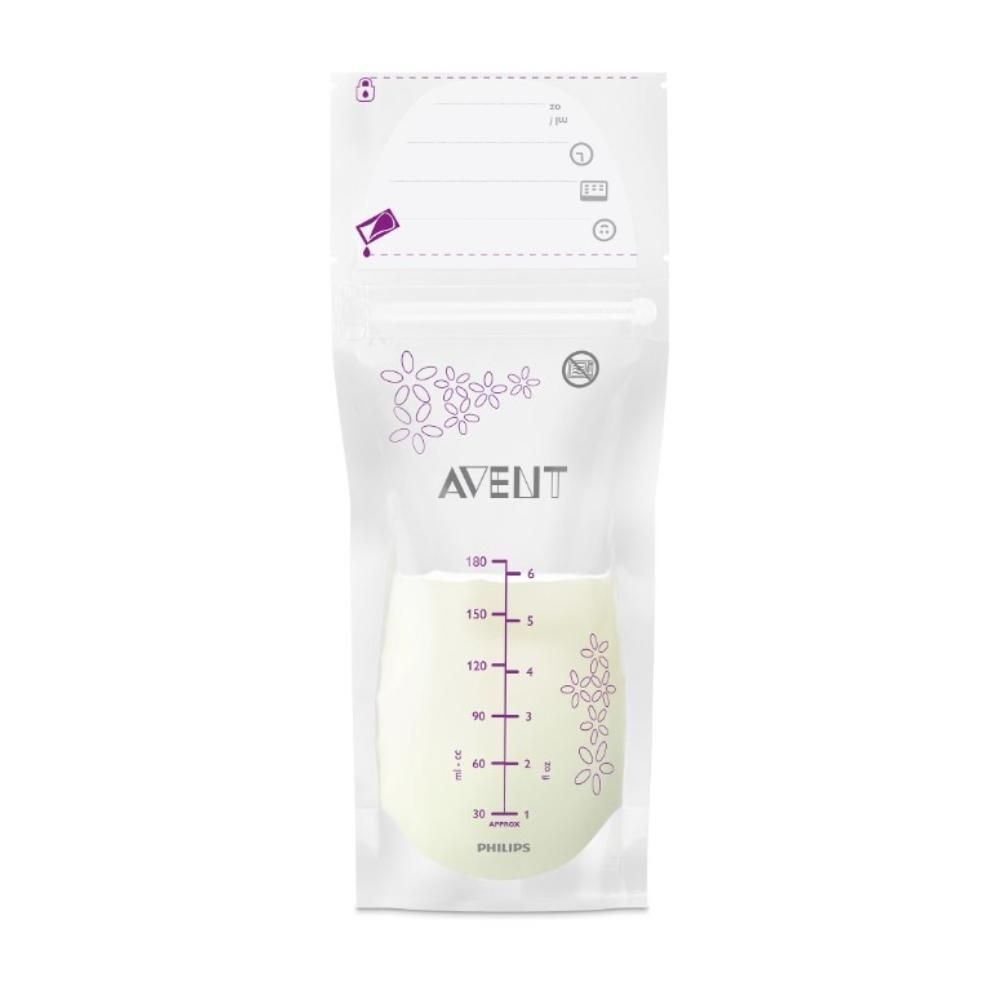 Philips Avent - Breast Milk Storage Bags 180ml -  Pack of 25