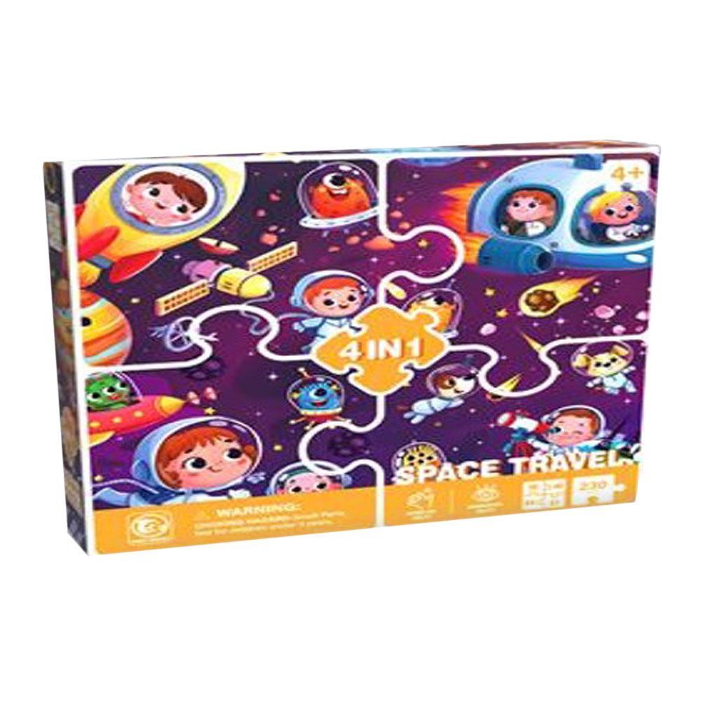 Little Learners - 4 In 1 Puzzle Space Travel - 230Pcs