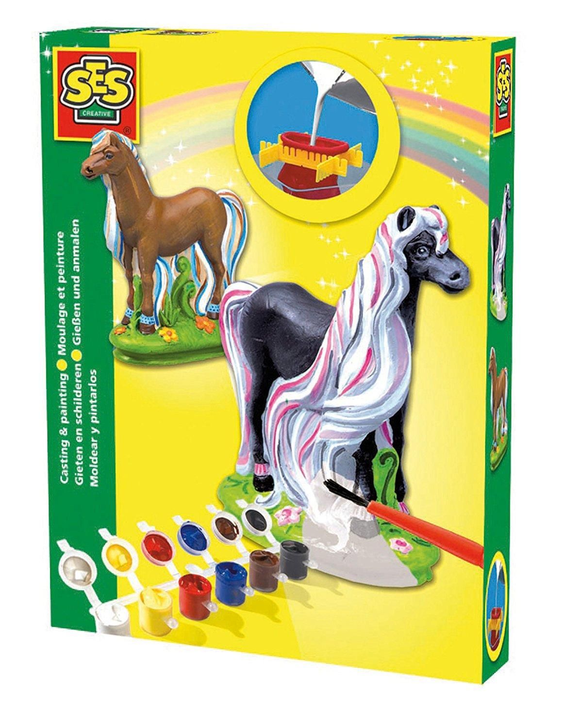 SES Creative - Horse Casting & Painting Set - Black