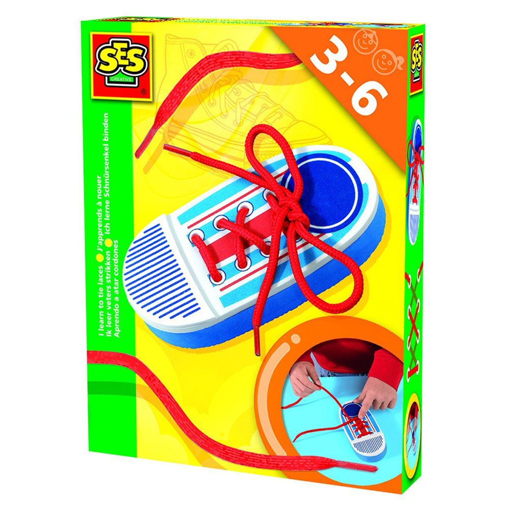 SES Creative - Children's I Learn To Tie Laces