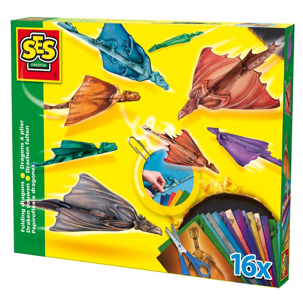 SES Creative - Dragon Folding Origami Set