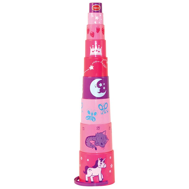 GOWI - Pyramid Pink Princess 9pc-Set 50cm