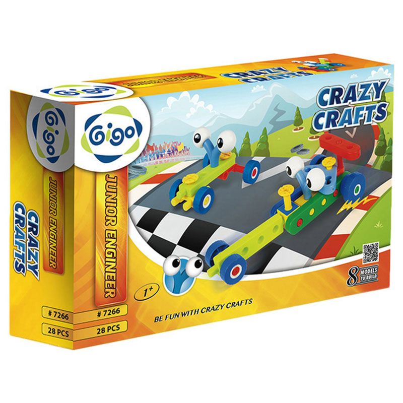 Gigo - Junior Engineer Crazy Crafts Set of 28