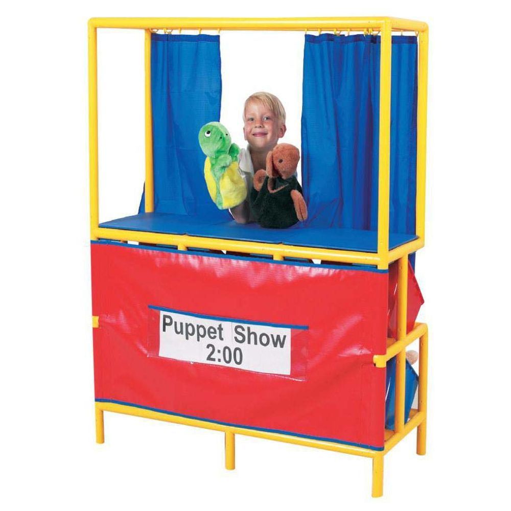 Gigo - Puppet Stage w/ Cubbies In Back