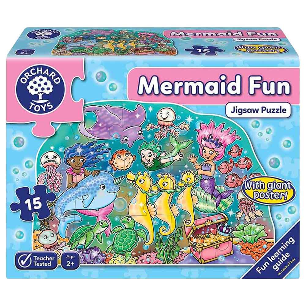 Orchard Toys - Mermaid Fun Jigsaw Puzzle 15pcs