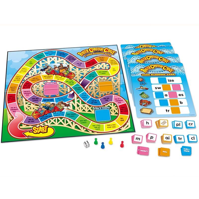 Lakeshore - Roller Coaster Craze: Word Blending Game