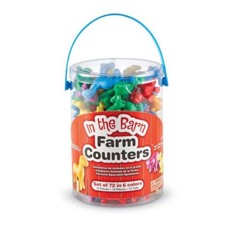 Learning Resources - The Barn Farm Counters Set of 72