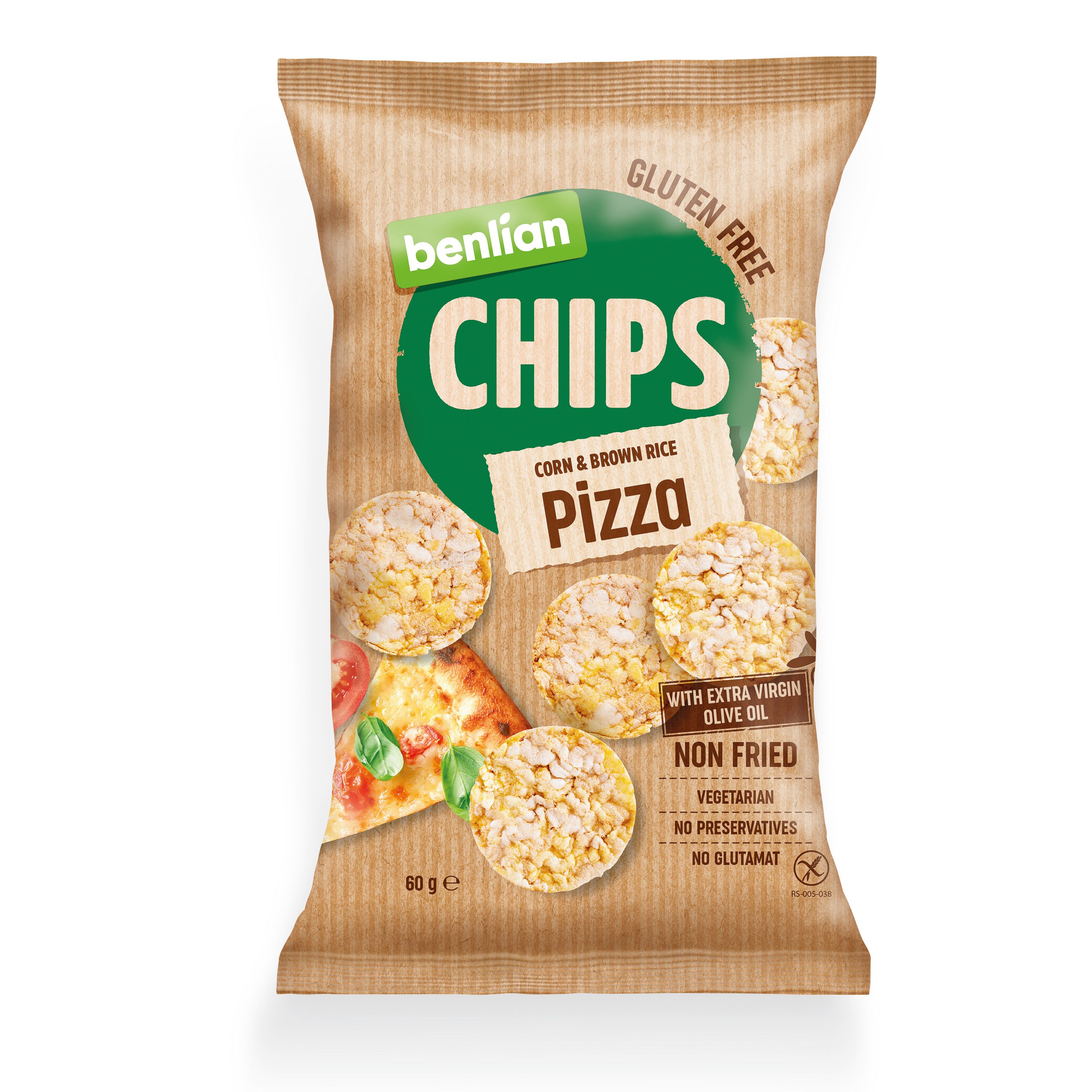 Benlian - Rice & Corn Chips Pizza - 60g