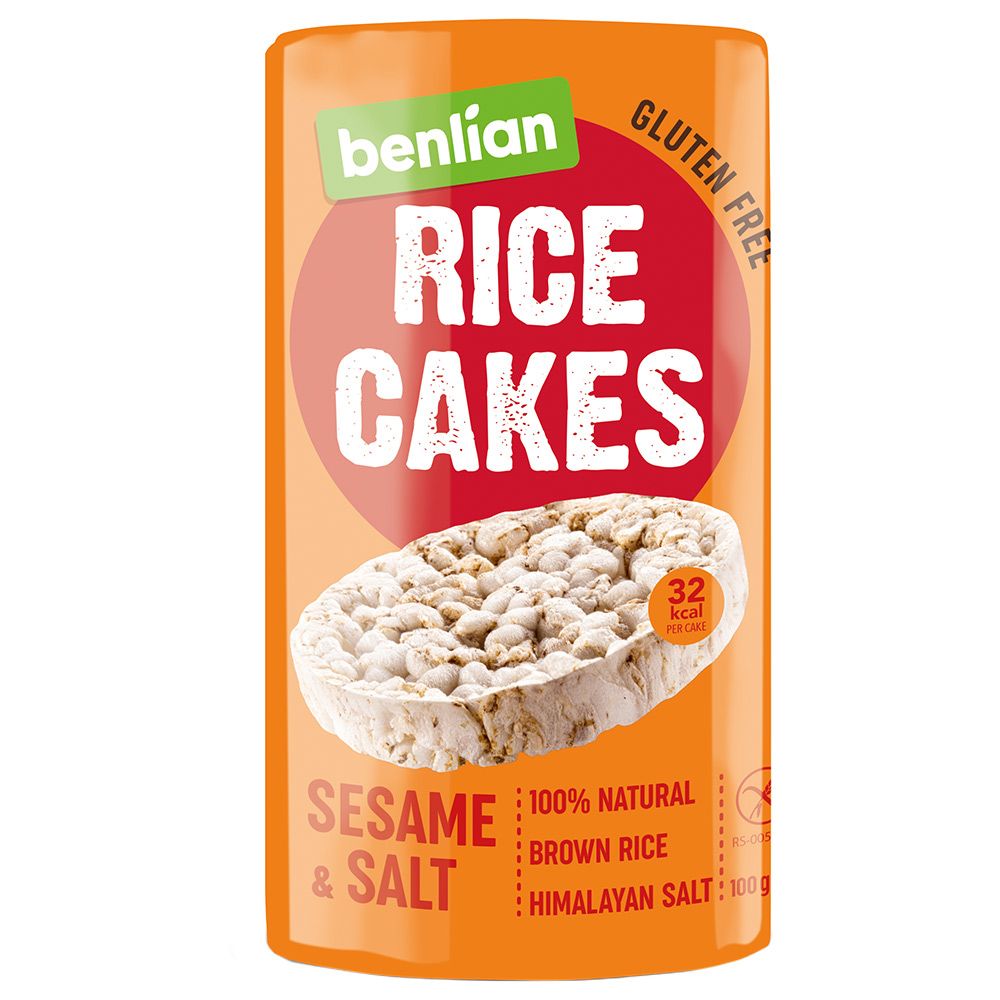 Benlian - Rice Cakes Sesame & Salt - 100g