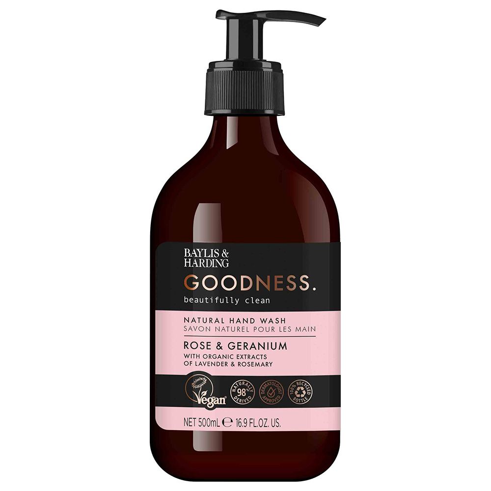 Baylis & Harding - Goodness Rose & Geranium Hand Wash - 500ml