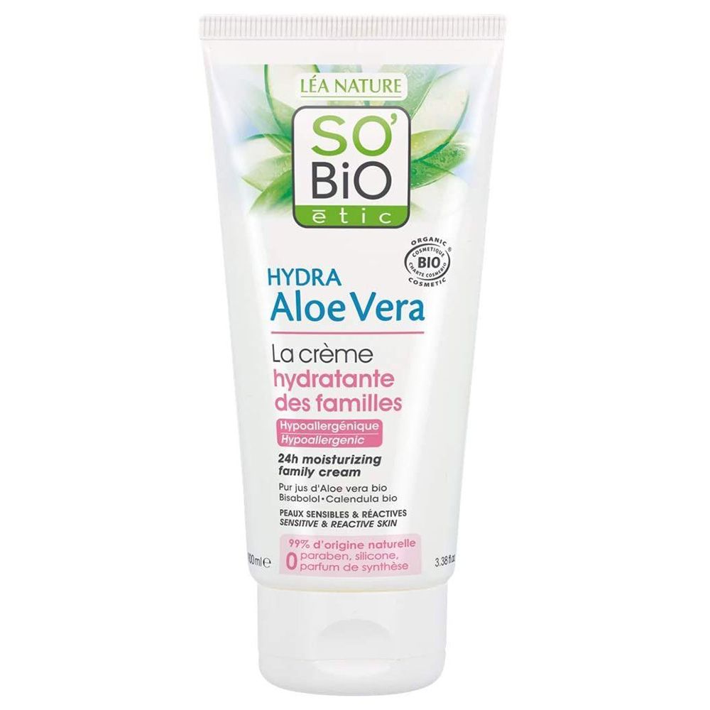 So Bio Etic - 24H Organic Aloe Vera Moisturizing Cream - 100ml 