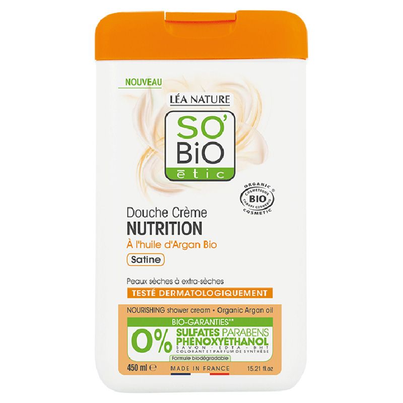 So Bio - Etic Nourishing Organic Argan Shower Cream 450ml